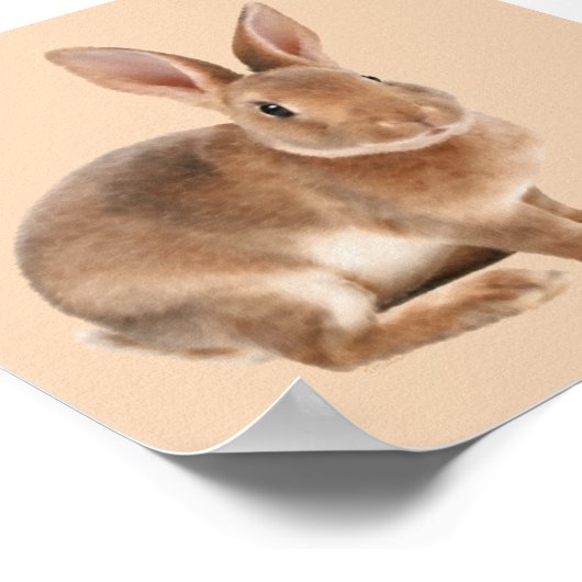 Rex Rabbit Poster (Ecke)