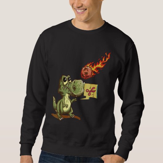 Rex Schere Stein Papier Komet 1 Sweatshirt (Vorderseite)