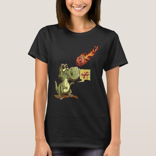 Rex Schere Stein Papier Komet 1 T-Shirt (Vorderseite)