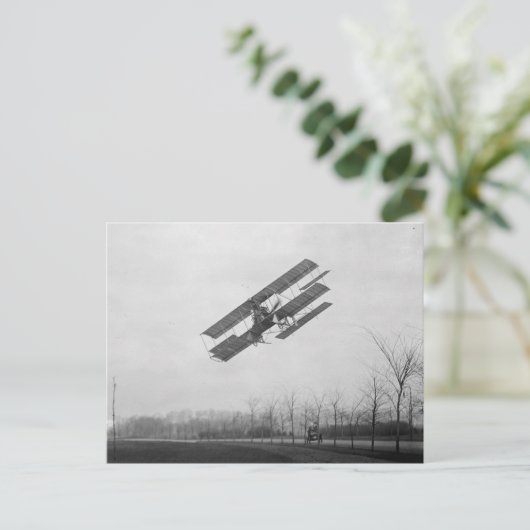 REX SMITH FLUGZEUG POSTKARTE (Stehend Vorderseite)