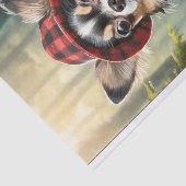 Rex the Adventure Chihuahua, Camping Canine Seidenpapier (Ausschnitt)