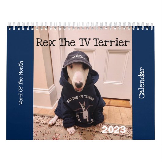 Rex the TV Terrier 2023 Word of the Month Calendar Kalender (Titelbild)