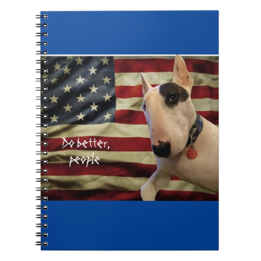 Rex the TV Terrier, Do Better Notebook Notizblock (Vorderseite)