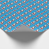 Rex the TV Terrier Frohe Weihnachten Geschenkpapier (Ecke)