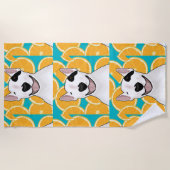 Rex the TV Terrier Fruits Tasche Strandtuch (Vorderseite)