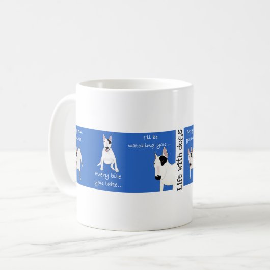 Rex the TV Terrier "Life with Hogs" Tasse (Vorderseite Links)