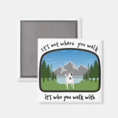 Rex the TV Terrier Magnet (Vorderseite/Rückseite)