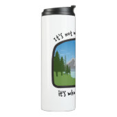 Rex the TV Terrier Nehmen Sie einen Spaziergänger Thermosbecher (Nach links gedreht)