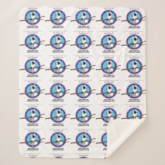 Rex the TV Terrier, Rex bkanket Sherpadecke (Vorderseite)