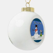 Rex the TV Terrier Rex und Snowman Ornament (Links)