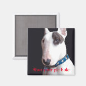 Rex The TV Terrier Schalten Sie Ihren Kuchen Loch  Magnet (Vorderseite/Rückseite)