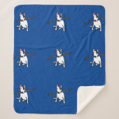Rex the TV Terrier Sherpa Blanket Ocean Blue Sherpadecke (Vorderseite)