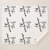 Rex the TV Terrier Sherpa.Blanket Sherpadecke (Vorderseite (Horizontal))