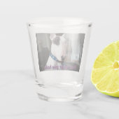 Rex the TV Terrier Shopping Your Pie-Loop-Glas Schnapsglas (Rückseite)