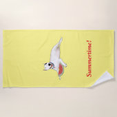 Rex The TV Terrier Sommerzeit! Strandtuch (Vorderseite)
