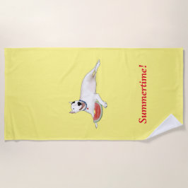 Rex The TV Terrier Sommerzeit! Strandtuch