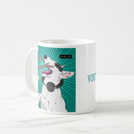 Rex the TV Terrier Virtual Fetch Tasse (Vorderseite Links)