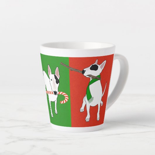 Rex the TV Terrier Weihnachtsfeier Tasse (Rechte Ecke)