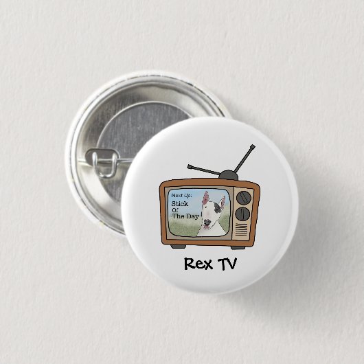 Rex-TV-Button Button (Vorne & Hinten)