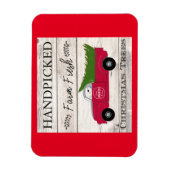 Rex TV Terrier Country Weihnachtsmagnet Magnet (Vertikal)