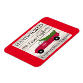 Rex TV Terrier Country Weihnachtsmagnet Magnet (Linke Seite)