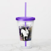 Rex TV Terrier Lila Haze Acrylic Tumbler Acryltrinkbecher (Vorderseite)