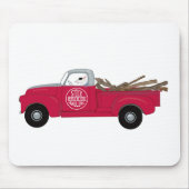 Rex TV Terrier Red Truck Mousepad (Vorne)