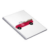 Rex TV Terrier Red Truck Notizblock (Rechte Seite)