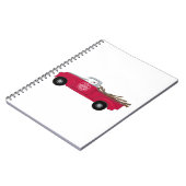 Rex TV Terrier Red Truck Notizblock (Linke Seite)