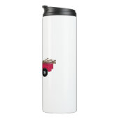 Rex TV Terrier Red Truck Thermosbecher (Nach rechts gedreht)