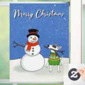 Rex Weihnachtsklammern Fensteraufkleber (Zuhause)