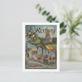 Rexburg, Idaho - Große Briefmarkenszenen Postkarte (Stehend Vorderseite)