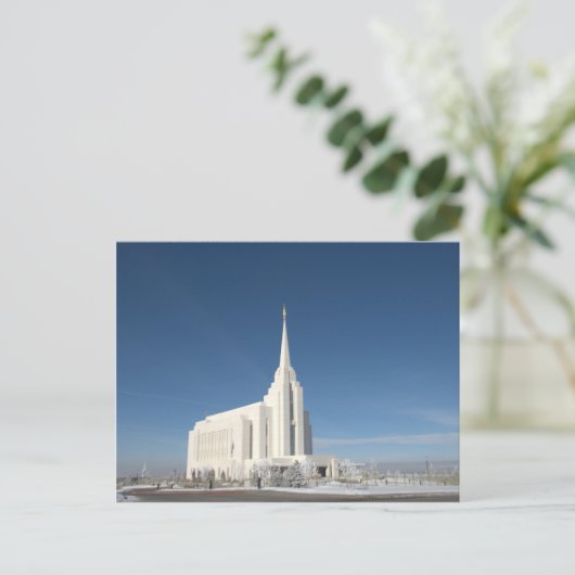 Rexburg LDS Temple Postkarte (Stehend Vorderseite)