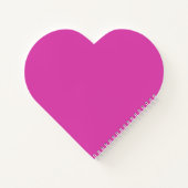 Rexina Regina Heart Shaped Blank Notebook Notizblock (Rückseite)