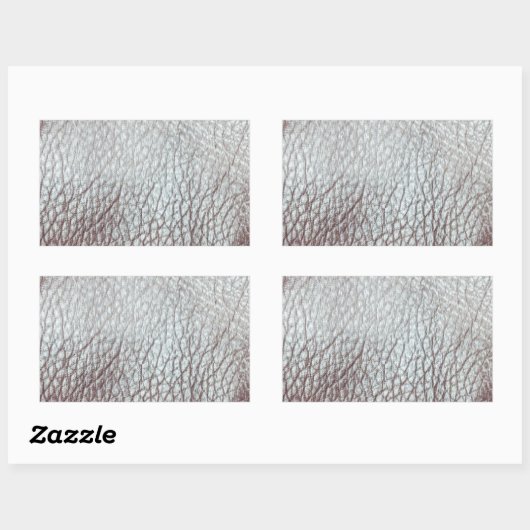 Rexine Texture Rechteckiger Aufkleber (Blatt)