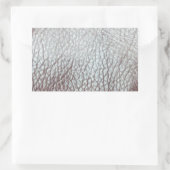 Rexine Texture Rechteckiger Aufkleber (Tasche)