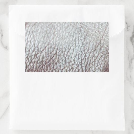 Rexine Texture Rechteckiger Aufkleber (Tasche)