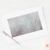 Rexine Texture Rechteckiger Aufkleber (Umschlag)