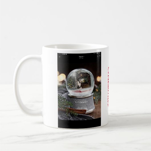 Rexische Weihnachtszeit-Tasse Kaffeetasse (Links)