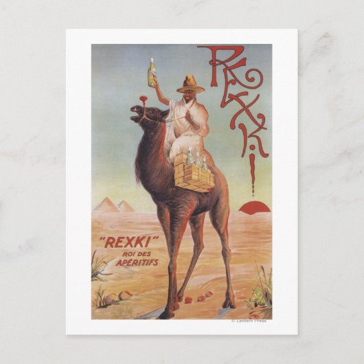 Rexki - King of Before Dinner Liquors Postkarte (Vorderseite)