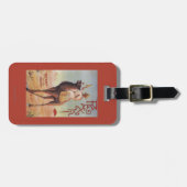 Rexki - König vor der Abendessen-Liköre Gepäckanhänger (Vorderseite horizontal)