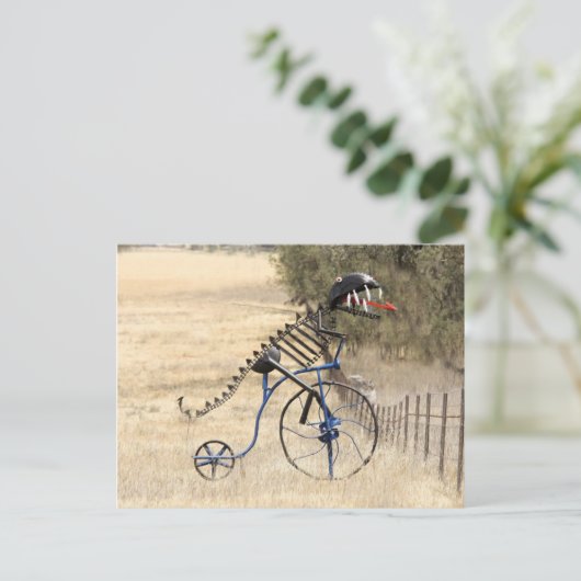 RexRider Postkarte (Stehend Vorderseite)