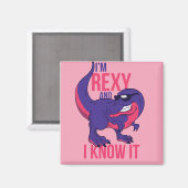 Rexy Pun Magnet (Vorderseite/Rückseite)