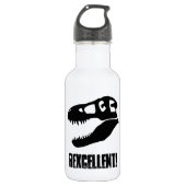 "Rexzellent!" T. rex Skull Trinkflasche (Vorderseite)