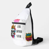 rey calavera crossbody bag (Rechte Ecke)