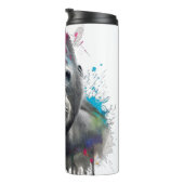 Rey de la Selva: Majestuoso Gorila Espald Thermosbecher (Nach rechts gedreht)