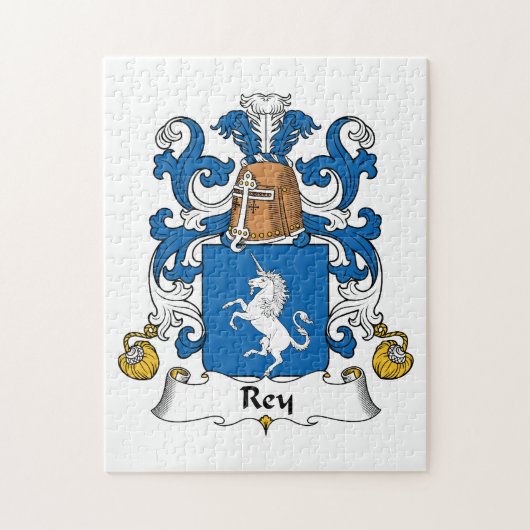Rey Familienwappen Puzzle (Vertikal)