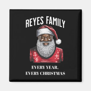Reyes Family Christmas Magnet