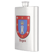 Reyes Heraldic Shield Flachmann (Links)