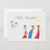 Reyes Magos de Oriente Postkarte (Vorne/Hinten)